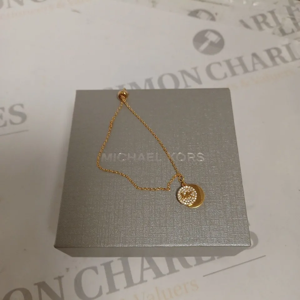 MICHAEL KORS ROSE GOLD PREMIUM DOUBLE CIRCLE BRACELET
