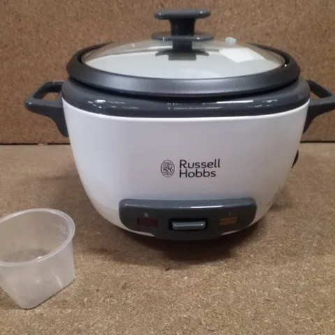 BOXED RUSSELL HOBBS 27040 LARGE WHITE RICE COOKER