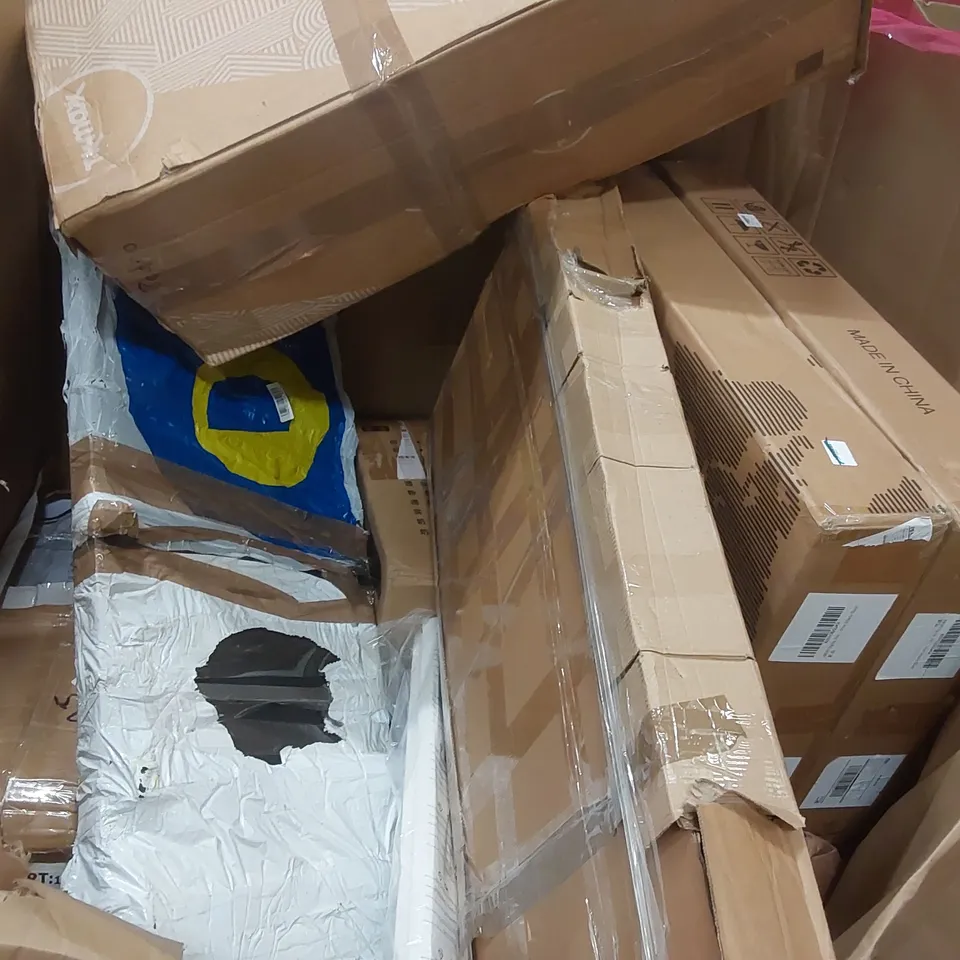 PALLET OF ASSORTED ITEMS INCLUDING: WALKING VIBRATION PADS, BAIN MARIE, EXERCISE EQUIPMENT, LOGITECH WIRELESS KEYBOARDS ECT