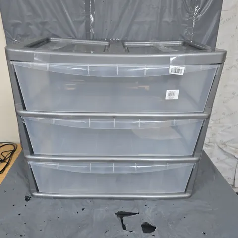 3 DRAWER STORAGE TUBS - COLLECTION ONLY