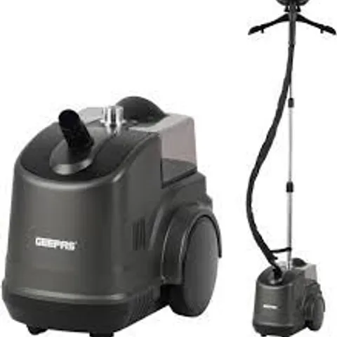 BOXED GEEPAS 2000 WATT PRO STYLE UPRIGHT GARMENT STEAMER (1 BOX)