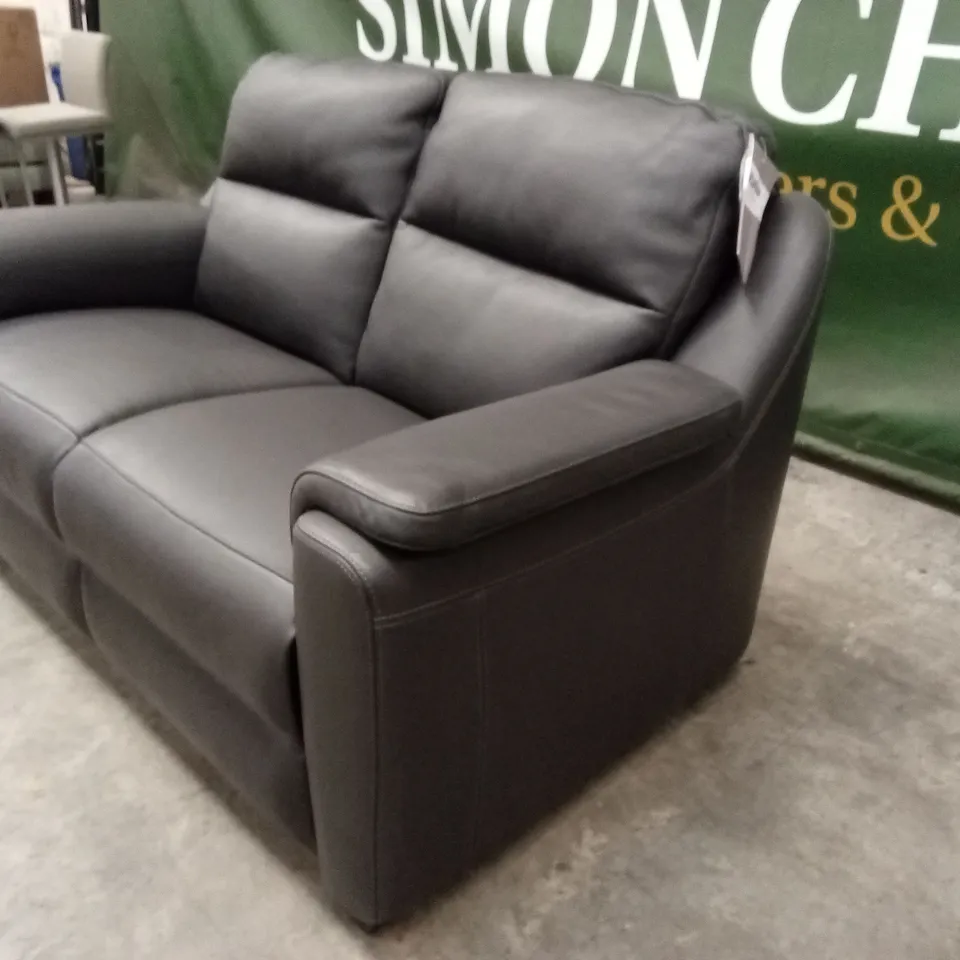 QUALITY DESIGNER ITALIAN MADE AVILA 2 SEATER LEATHER LOVESEAT SOFA