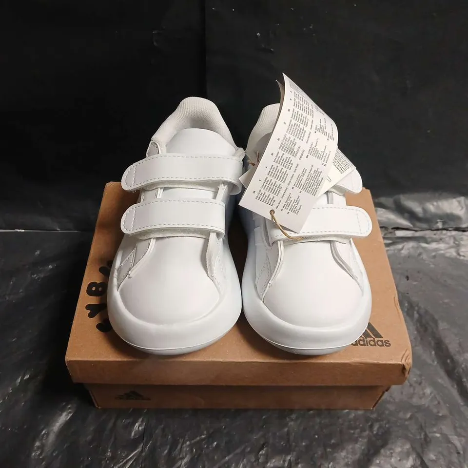 ADIDAS GRAND COURT 2.0 CF I KIDS TRAINERS – WHITE, UK 7K 