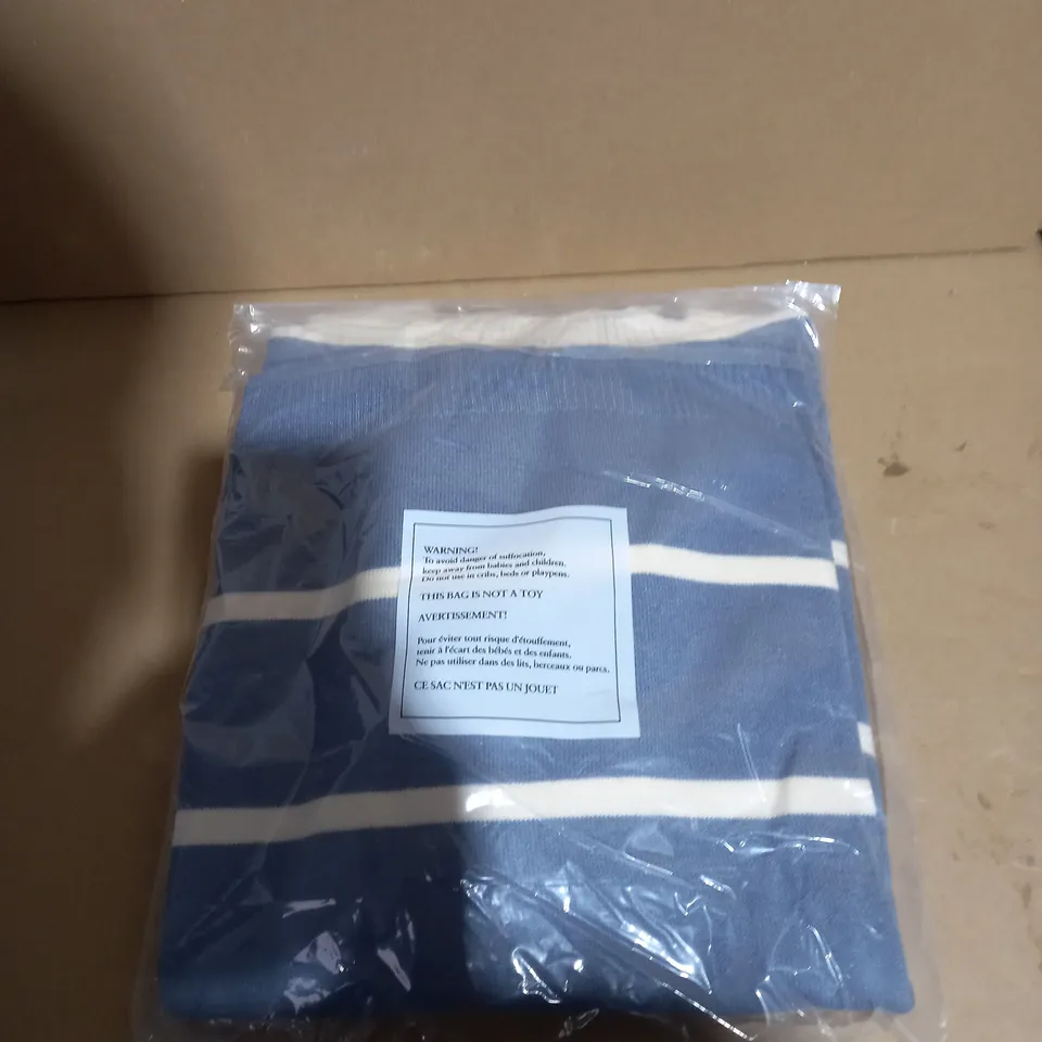 WYNNE LAYERS STORM BLUE SWEATER STRIPED - 2XL 