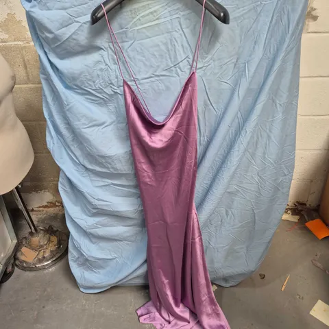 OMNES RIVIERA MIDI DRESS – LAVENDER PURPLE, UK 16 (EU 44, US 12)