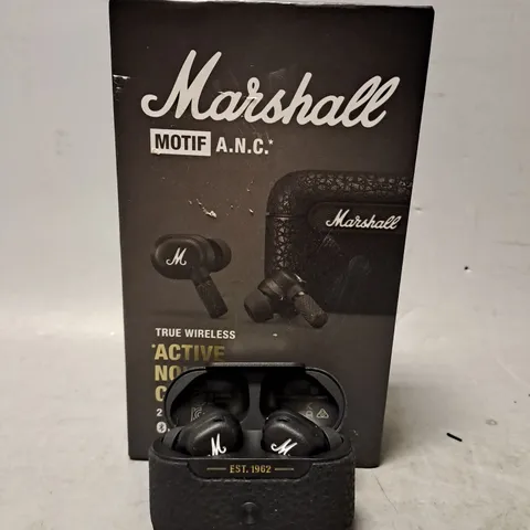 BOXED MARSHALL MOTIF ANC ACTIVE NOISE CANCELLING 