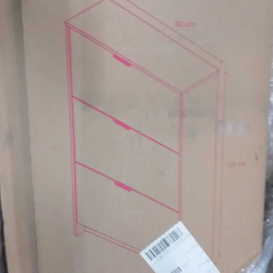 3 BOXED SERIE LC ZAPATERO 3 PUERTAS SHOE CABINETS