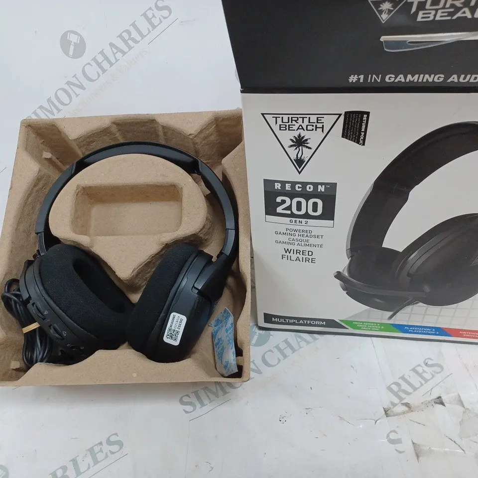 BOXED TURTLE BEACH RECON 200 GEN 2 WIRED GAMING HEADSET