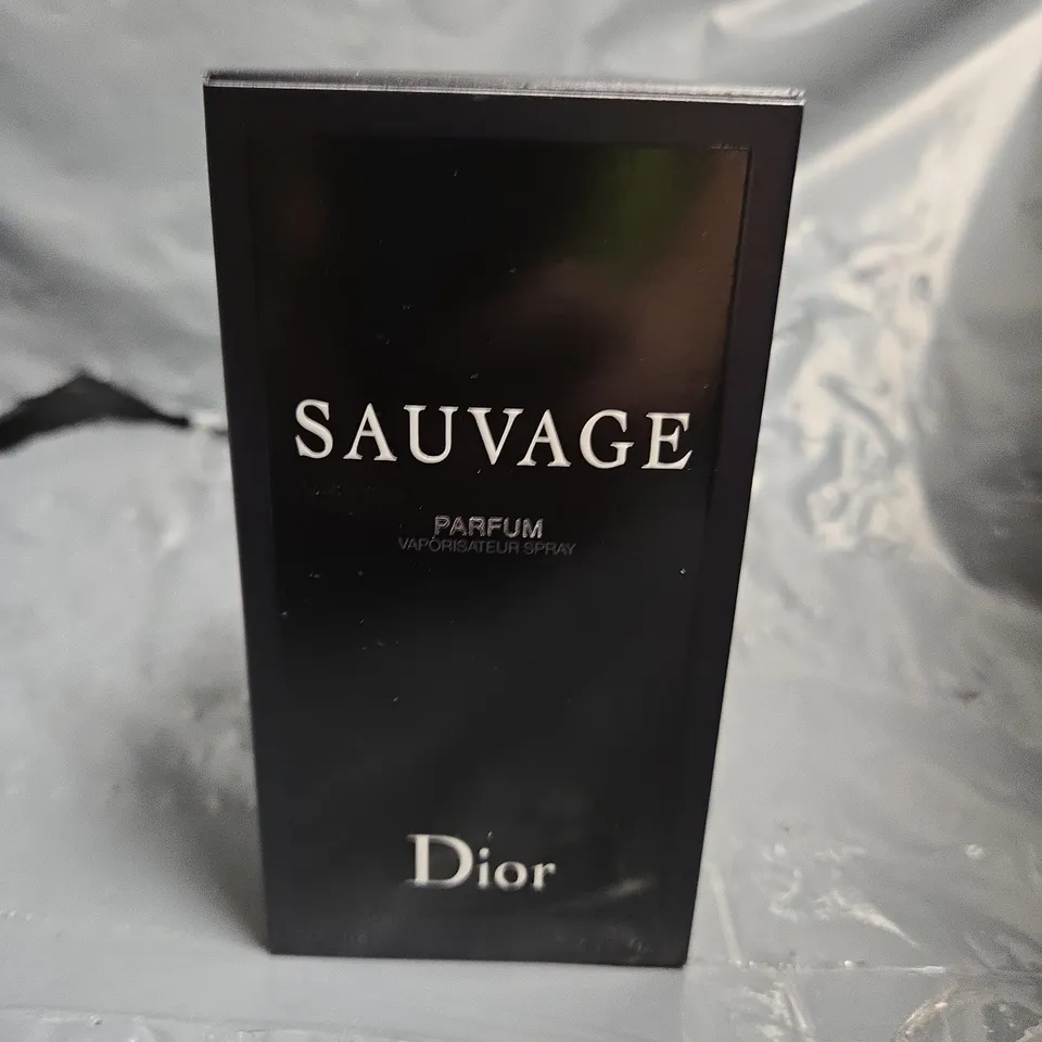 BOXED DIOR SAUVAGE PARFUM VAPORISATEUR SPRAY 100ML