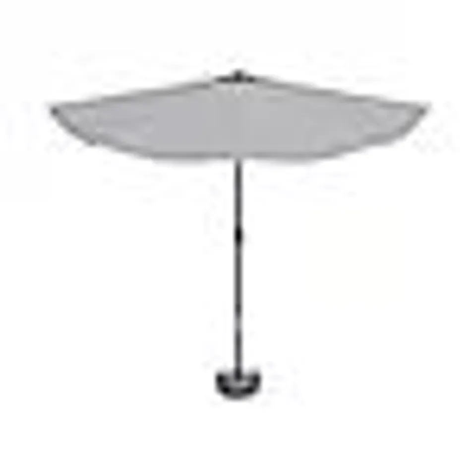 INNOVATORS SPACE SAVING 2.7M X 3.8CM HALF PARASOL
