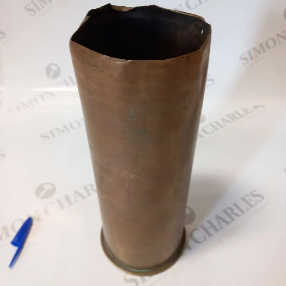 PATRONENFABRIK KARLSRUHE MRZ 1918 SHELL CASING 67% CU SP255