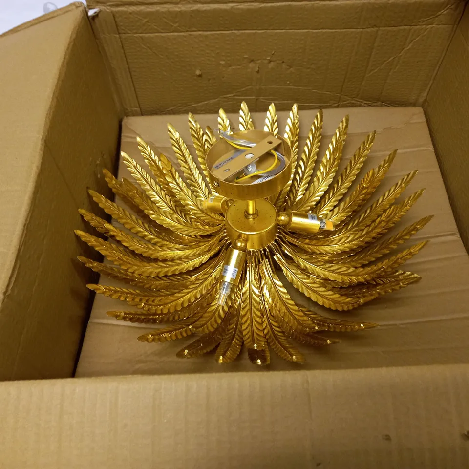 JOHN LEWIS MONTSERRAT 3 LIGHT SEMI FLUSH 