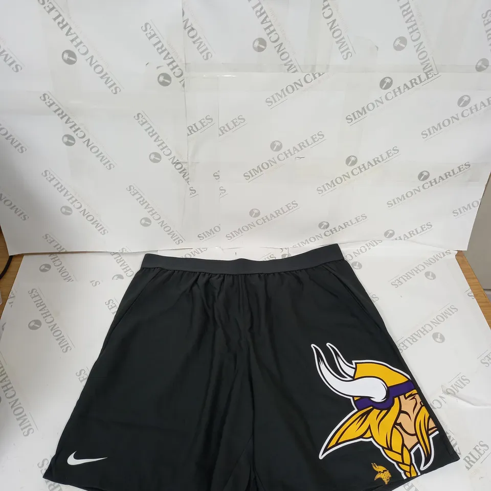 NIKE MINNESOTA VIKINGS STANDARD FIT SHORTS SIZE XXL