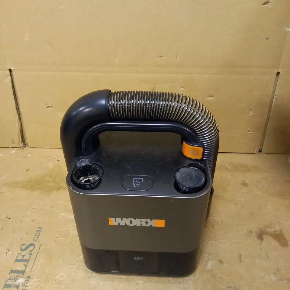 WORX WX030.9 18V (20V MAX) CUBEVAC CORDLESS COMPACT VACUUM CLEANER - BARE UNIT, BLACK