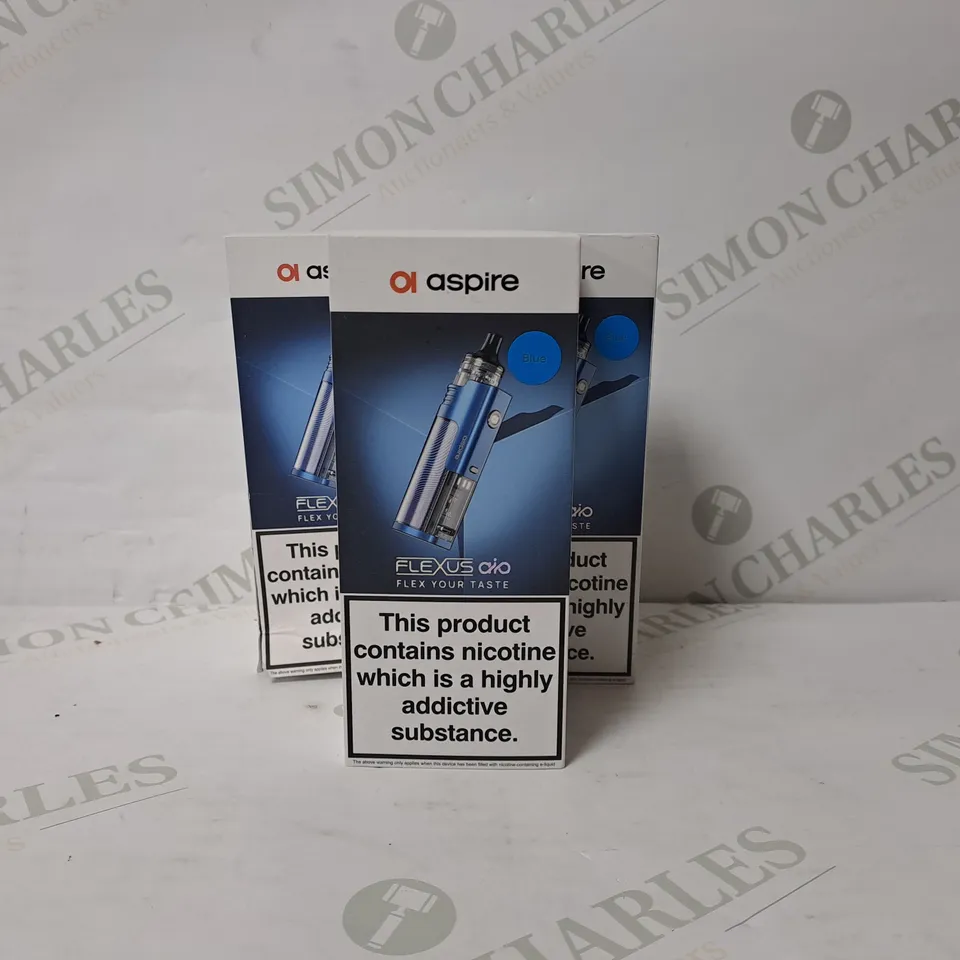 3 BOXED ASPIRE FLEXUS AIO POD VAPE KIT 