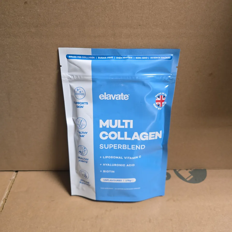 ELAVATE MULTI COLLAGEN SUPERBLEND UNFLAVOURED (178G)