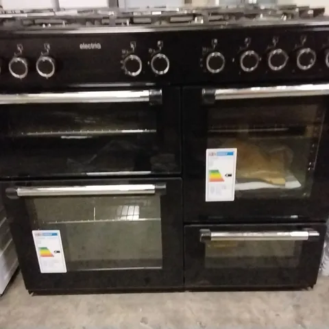 ELECTRIQ 100CM GAS RANGE COOKER – BLACK EQMWM8KGFLA