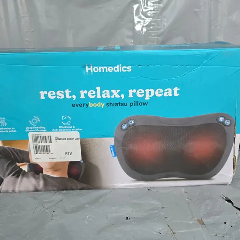  BOXED HOMEDICS EVERYBODY SHIATSU PILLOW