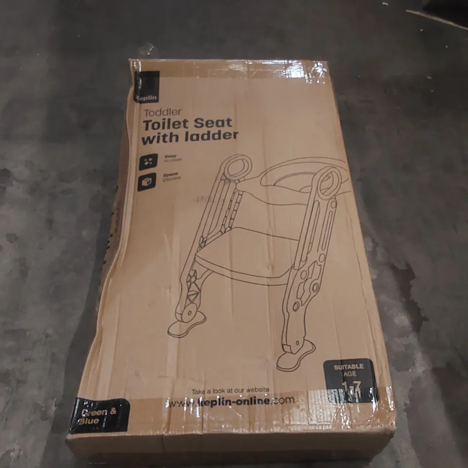 BOXED KEPLIN TODDLER TOILET SEAT WITH LADDER