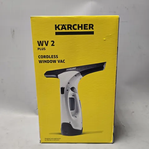 SEALED K'A'RCHER WV 2 PLUS CORDLESS WINDOW VAC