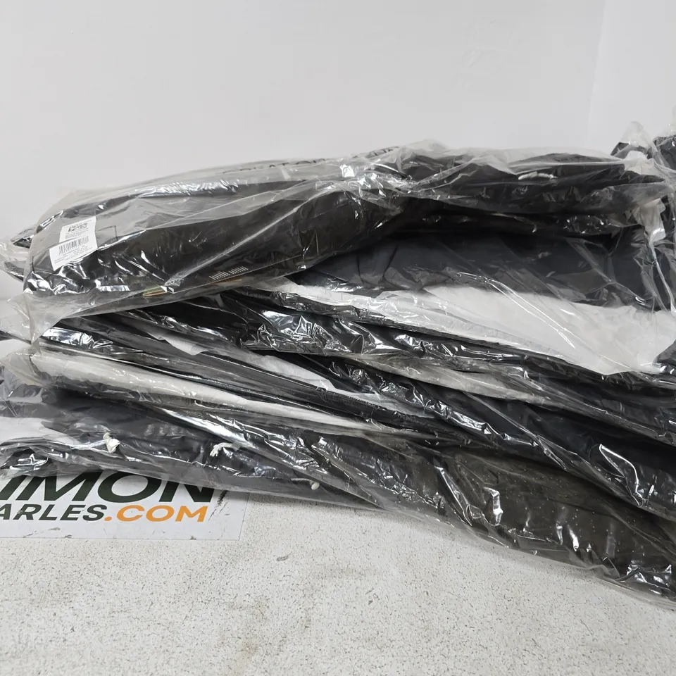 BOX OF APPROXIMATELY 18 BRAND NEW REGATTA KULTON COAT - BLACK ASH - SIZE UK 20 - 1 COAT SIZE UK16 