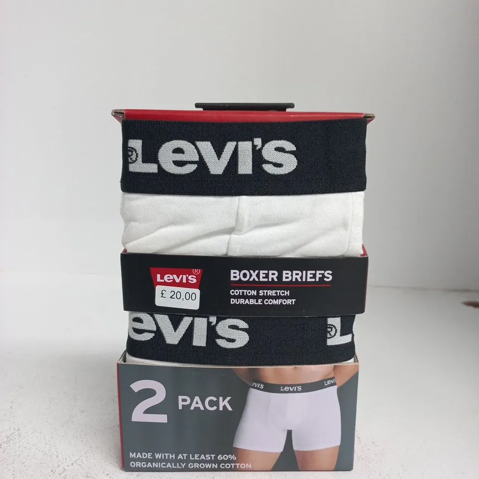 LEVI'S BOXER BRIEFS 2-PACK – COTTON STRETCH - SIZE XXL