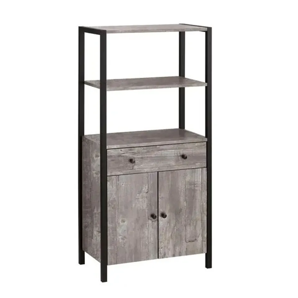 BOXED COLTON TALL CABINET CONCRETE