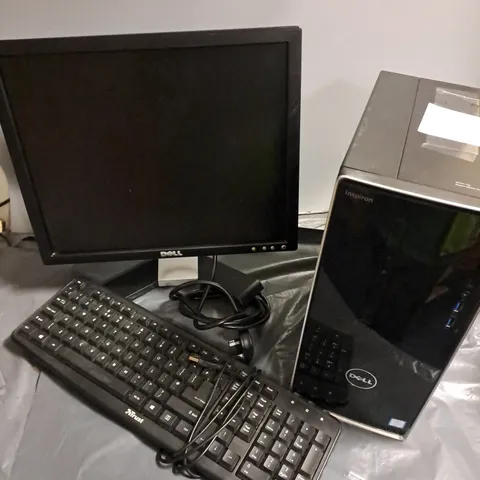 DELL E177FPf LCD MONITOR WTH TRUST KEYBOARD AND DELL INSPIRON PC