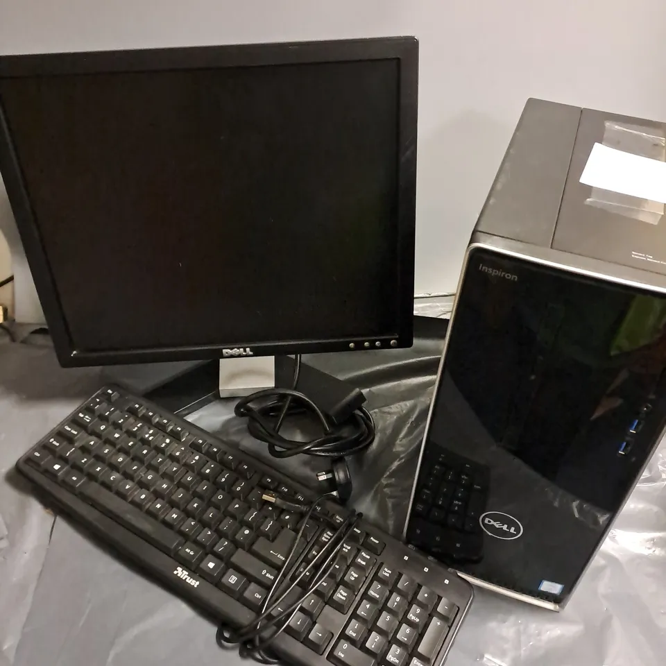 DELL INSPIRON 3650 PC WITH NVIDIA GEFORCE GT GRAPHICS CARD, TRUST KEYBOARD AND DELL E177FPf LCD MONITOR