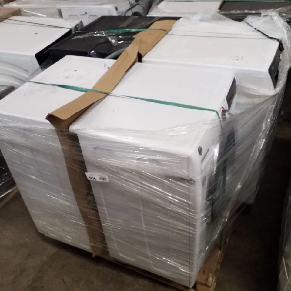 PALLET OF APPROXIMATELY 4 UNPROCESSED RAW RETURN WHITE GOODS TO INCLUDE;