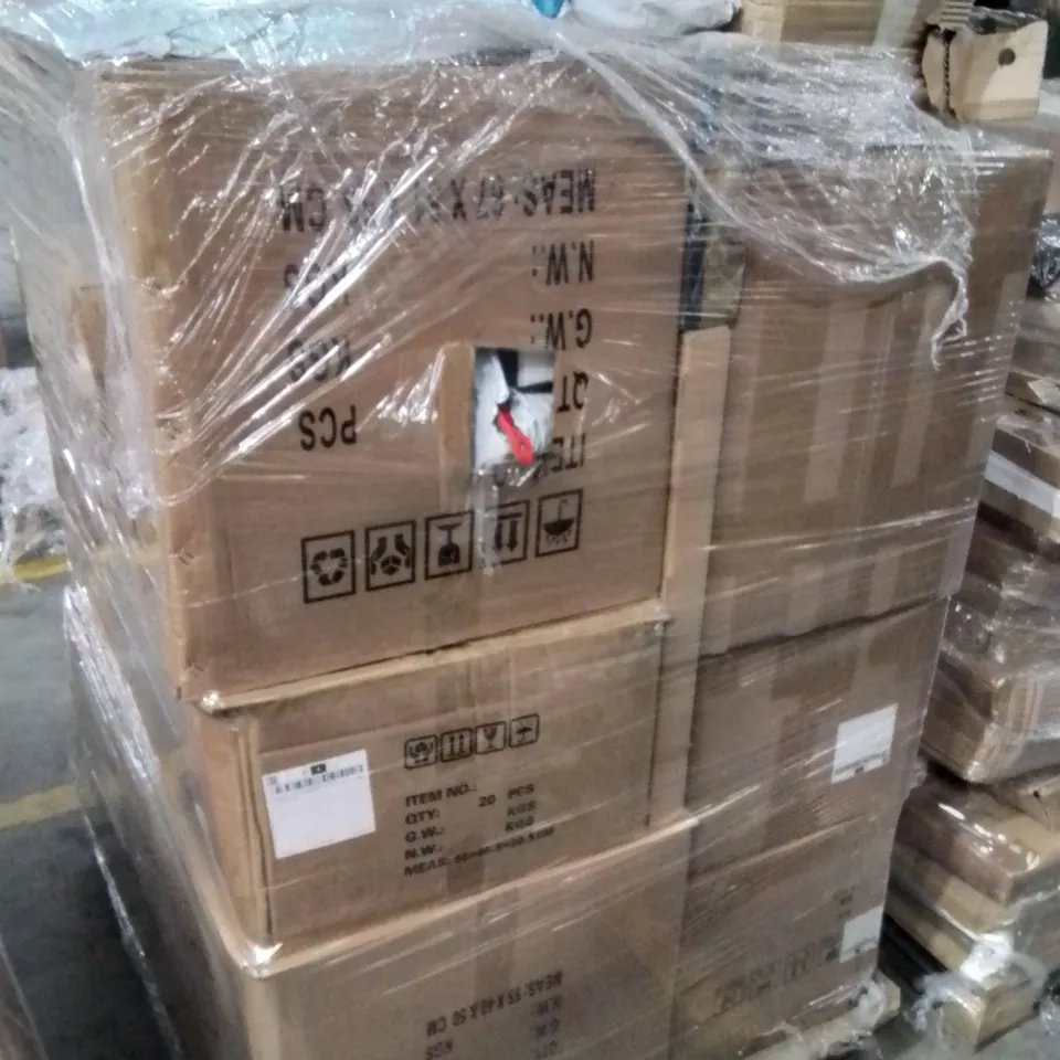PALLET CONTAINING VARIOUS ASSORTED BOXED HOUSEHOLD/ELECTRONIC/MECHANICAL ITEMS 
