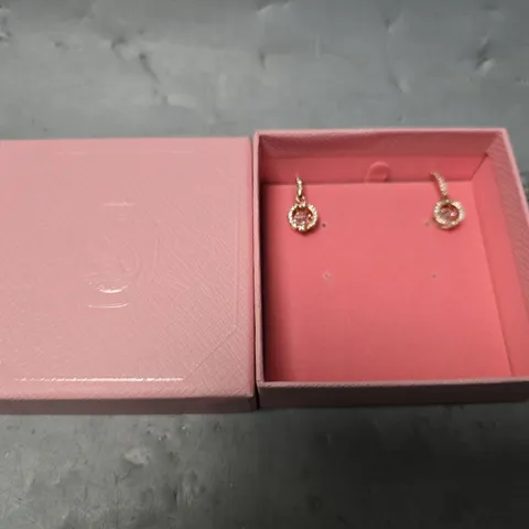 BOXED SWAROVSKI SPARKLING DANCE PIERCED EARRINGS 