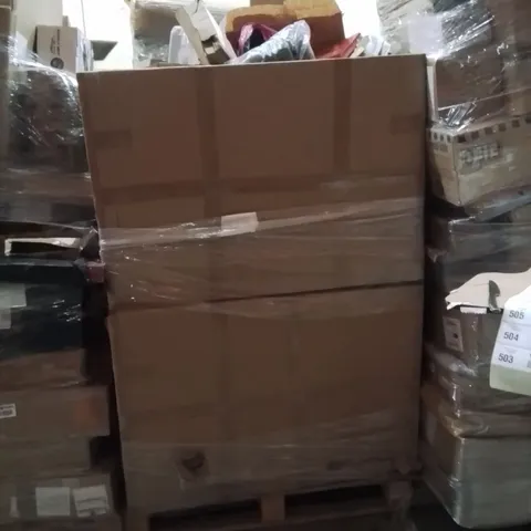 PALLET OF ASSORTED HOUSEHOLD GOODS AND PRODUCTS TO INCLUDE;SANTA CLAUS DECORATION,PERFUME ADVENT CALENDAR,JUMPER 
