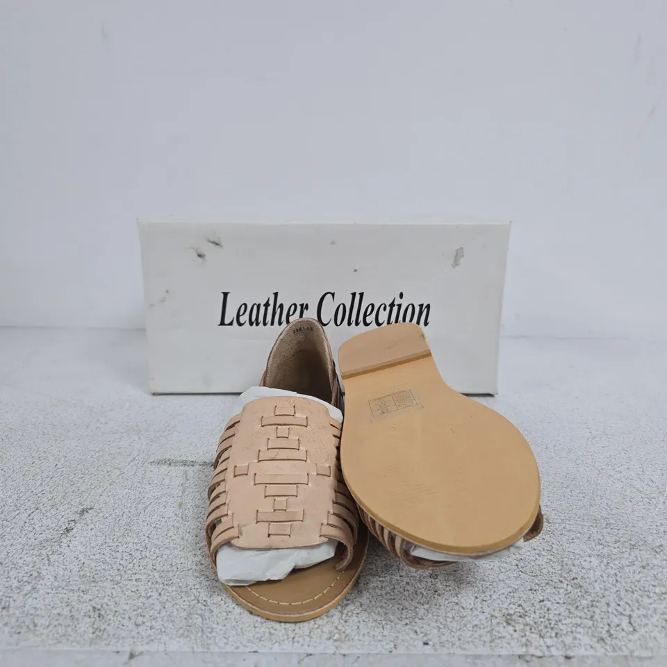 LEATHER COLLECTION WOVEN LEATHER SANDALS – WOMEN'S, UK 3 (EU 36)