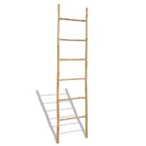 BOXED VIDAXL BAMBOO TOWEL LADDER