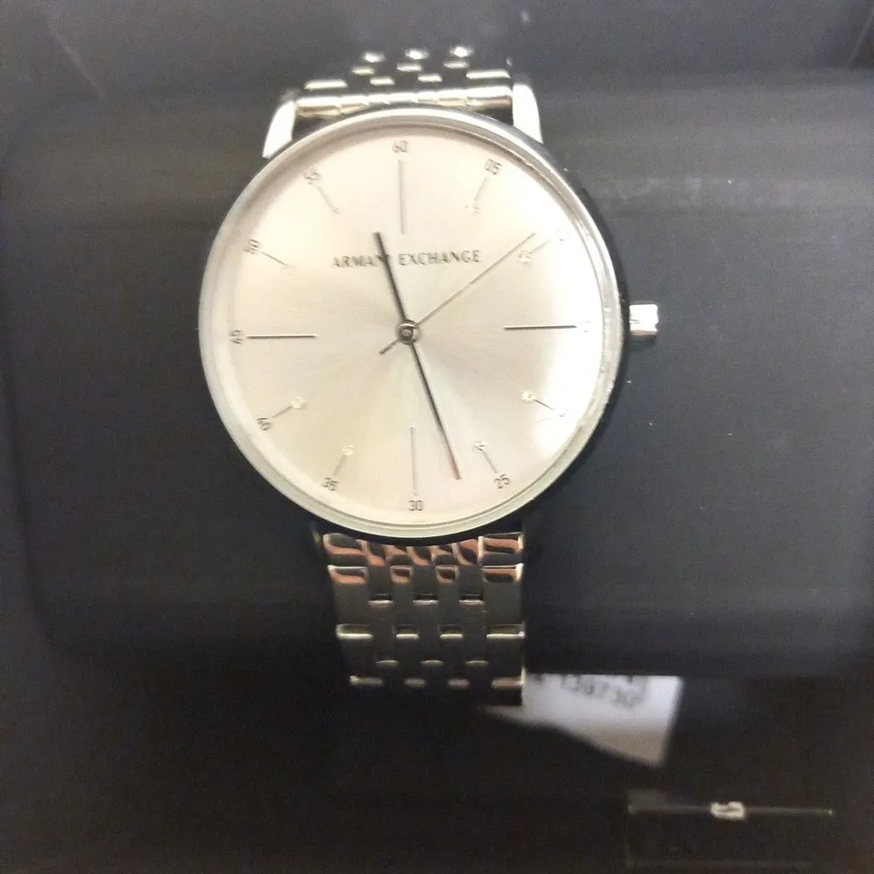 BOXED ARMANI EXCHANGE LADIES TRADITIONAL WRIST WATCH