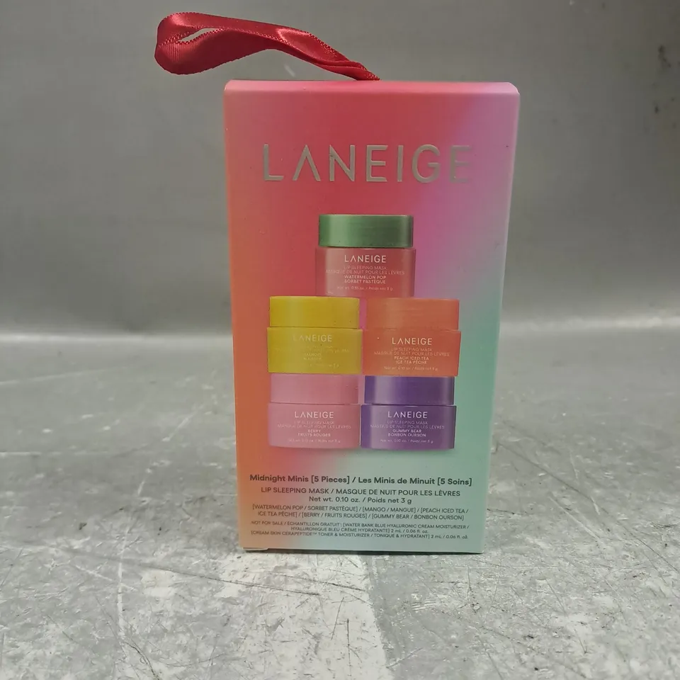 LANEIGE MIDNIGHT MINIS LIP SLEEPING MASKS 5X3G