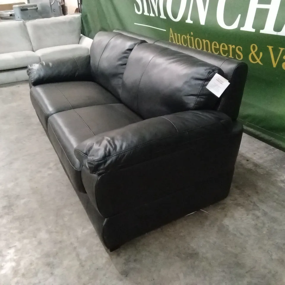 MARLOW 3 SEATER LEATHER SOFA RRP £1399