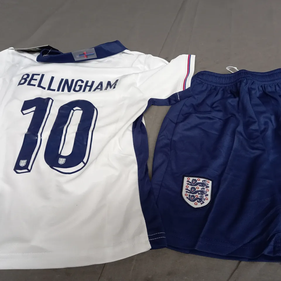 NIKE ENGLAND 2024 EUROS HOME SHIRT - BELLINGHAM 10 - SIZE 20 KIDS