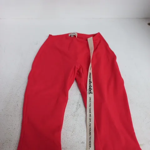 MARS THE LABEL RED TROUSERS β UK SIZE 6