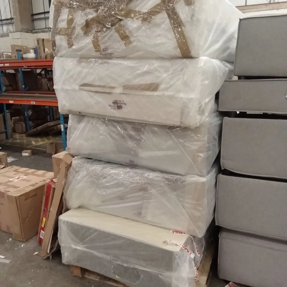 PALLET OF ASSORTED DESIGNER DIVAN BASES 