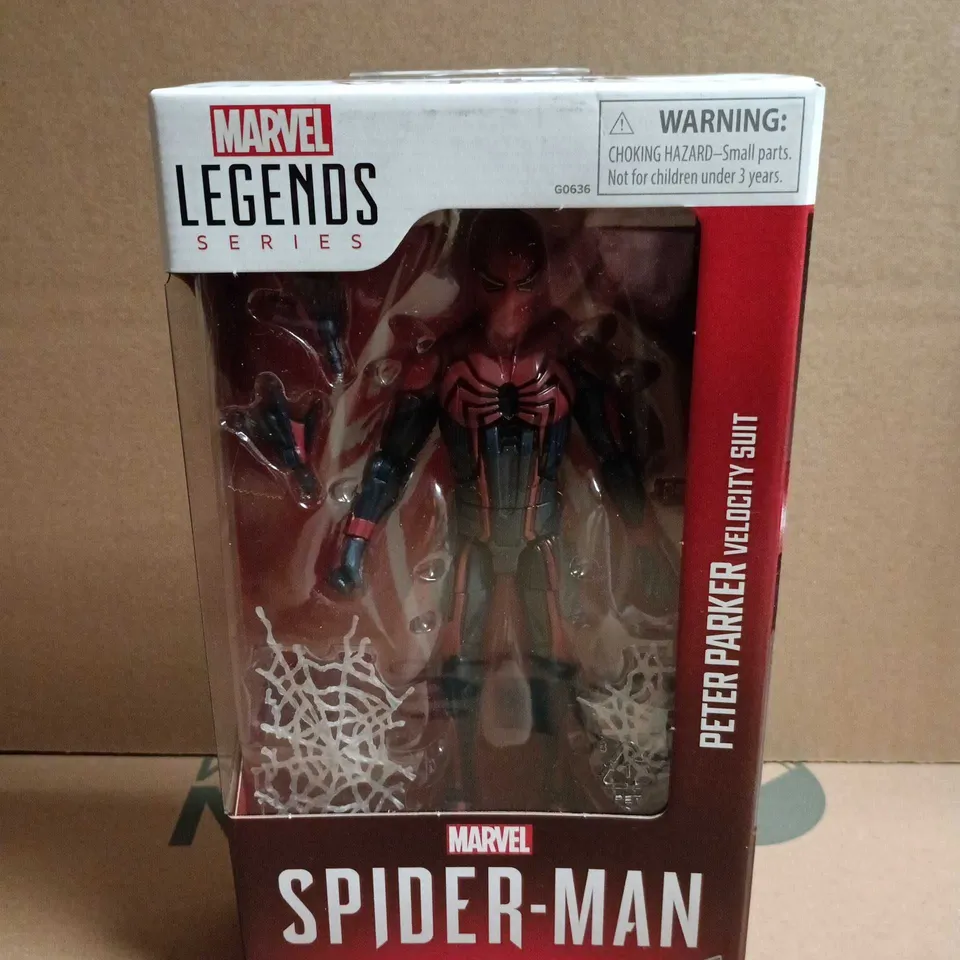 MARVEL LEGENDS SERIES PETER PARKER VELOCITY SUIT SPIDER-MAN ACTION FIGURE 