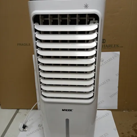 MYLEK EVAPORATIVE AIR COOLER PORTABLE MOBILE ELECTRIC FAN HUMIDIFIER 8LTR
