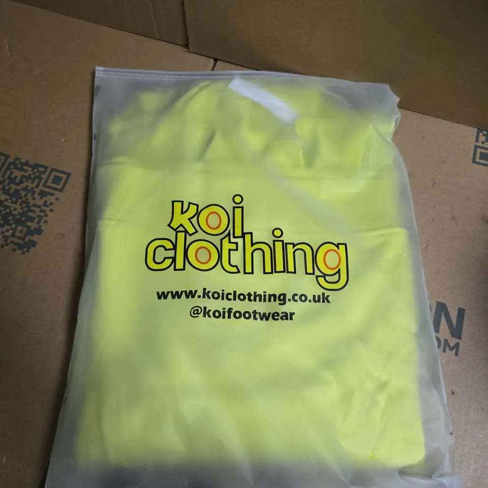 BOX OF APPROXIMATELY 10 KOI PICKLED SLIME OVERSIZED HOODIES - SIZE L 