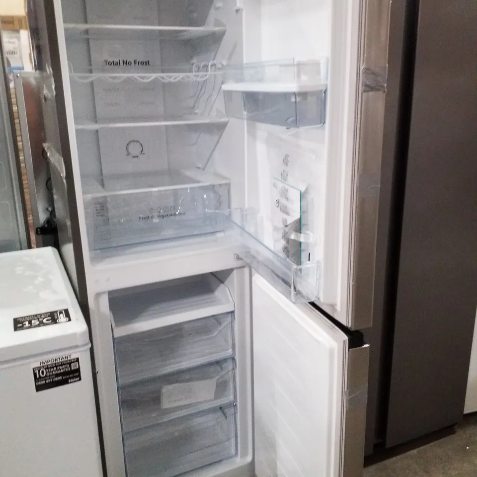 HISENSE 55CM FREESTANDING FRIDGE FREEZER SILVER - UNPROCESSED RAW RETURN