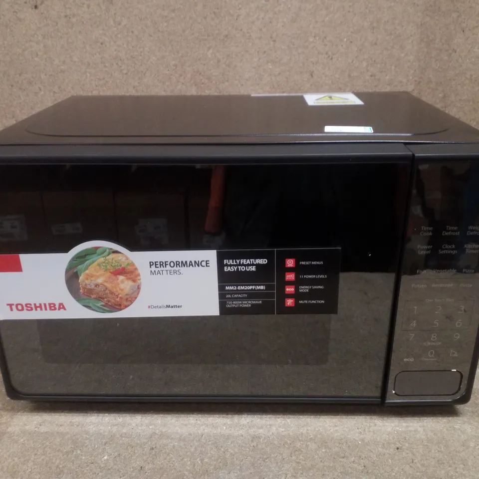 BOXED TOSHIBA MM2-EM20PF(MB) 20L MICROWAVE OVEN 