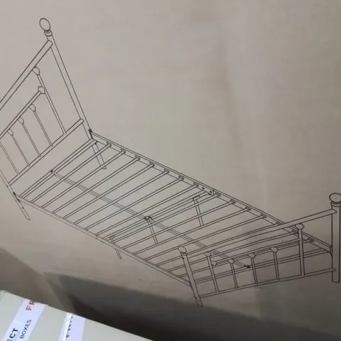 BOXED EASTFORD BED FRAME WITH VINTAGE HEADBOARD//SIZE UNSPECIFIED