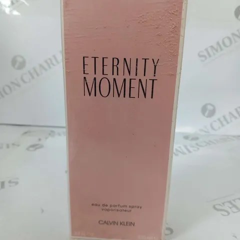BOXED AND SEALED ETERNITY MOMENT EAU DE PARFUM CALVIN KLEIN 100ML