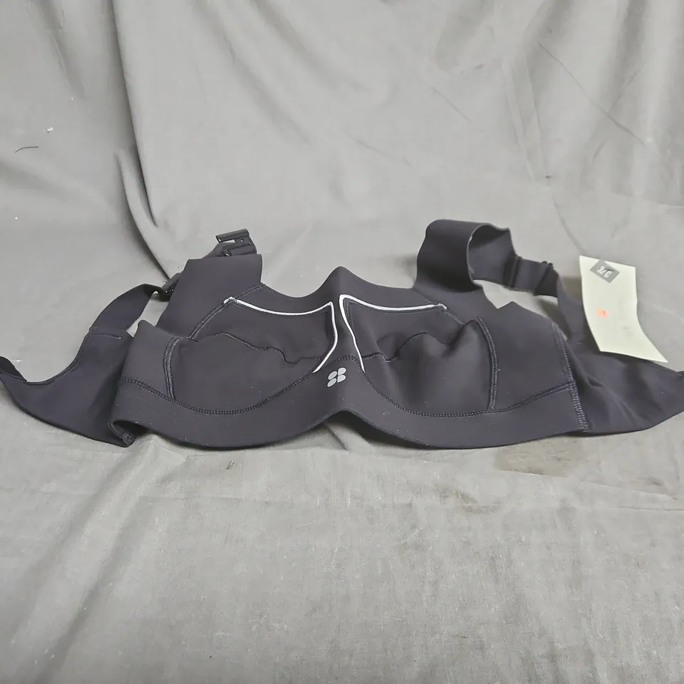 SWEATY BETTY ZERO GRAVITY RUNNING BRA BLACK 32C WITH TAGS