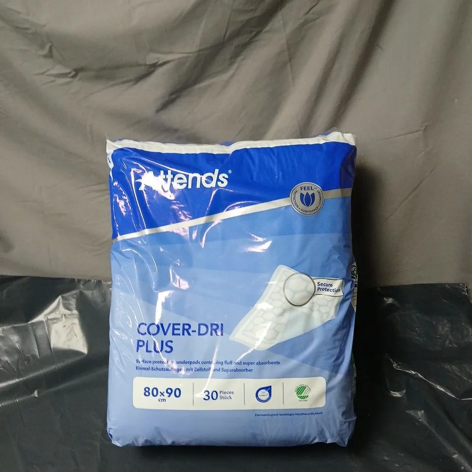 ATTENDS COVER-DRI PLUS UNDERPADS, 80 X 90 CM, 30 PADS
